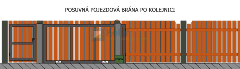 brany posuvne 14 | Vrata Kolář