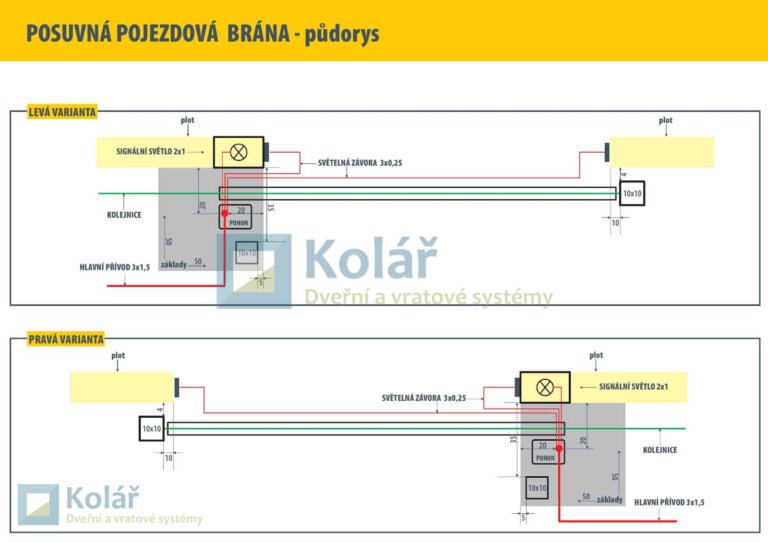 brany posuvne 6 | Vrata Kolář